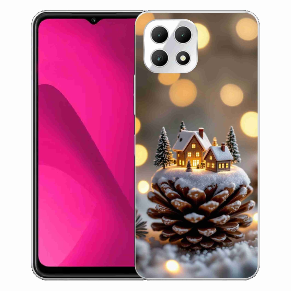 Gél borító mmCase a T phone 2 - téli falu számára