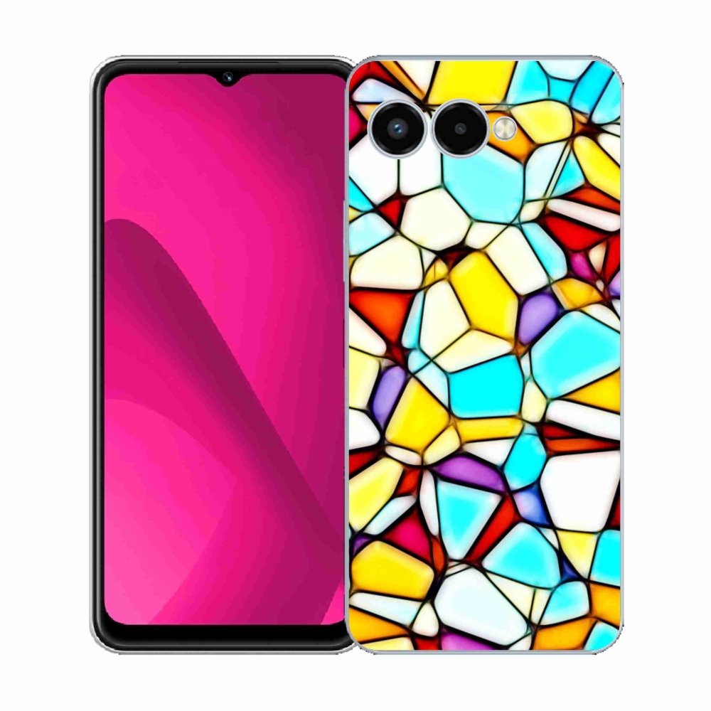 Zselés borító mmCase a T phone 3-hoz - absztrakt motívum 40