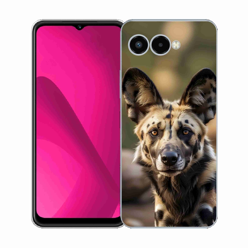 Gél borító mmCase a T phone 3 - afrikai vadkutya számára
