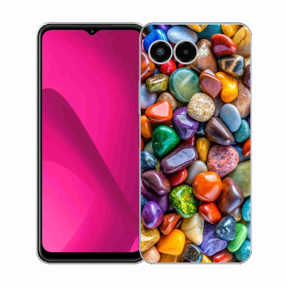 Gél borító mmCase a T phone 3 - színes strasszkövekhez