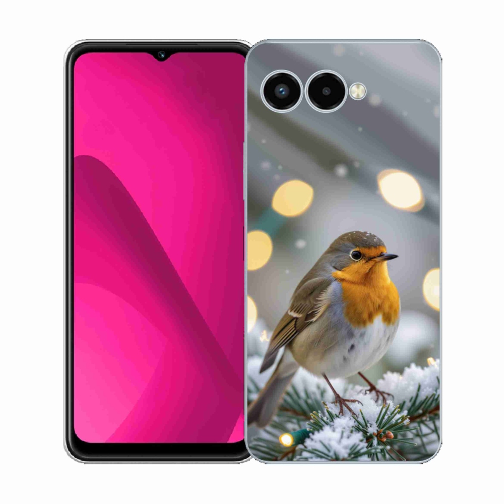 Gél borítás mmCase a T phone 3 - piros télen