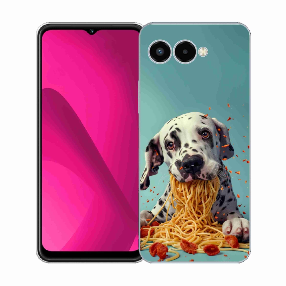 Zselés borító mmCase a T phone 3 - Dalmát és spagettihez