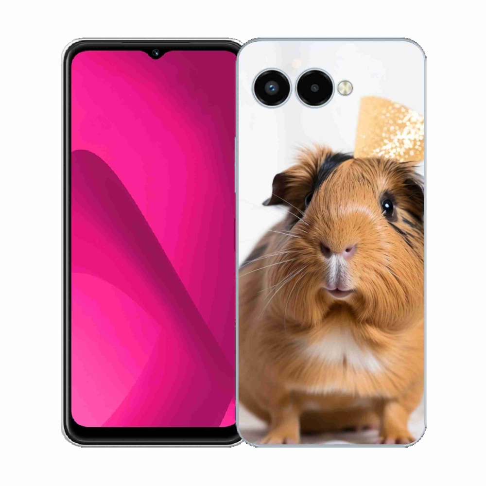 Zselés borító mmCase a T phone 3 készülékhez - barna tengerimalac