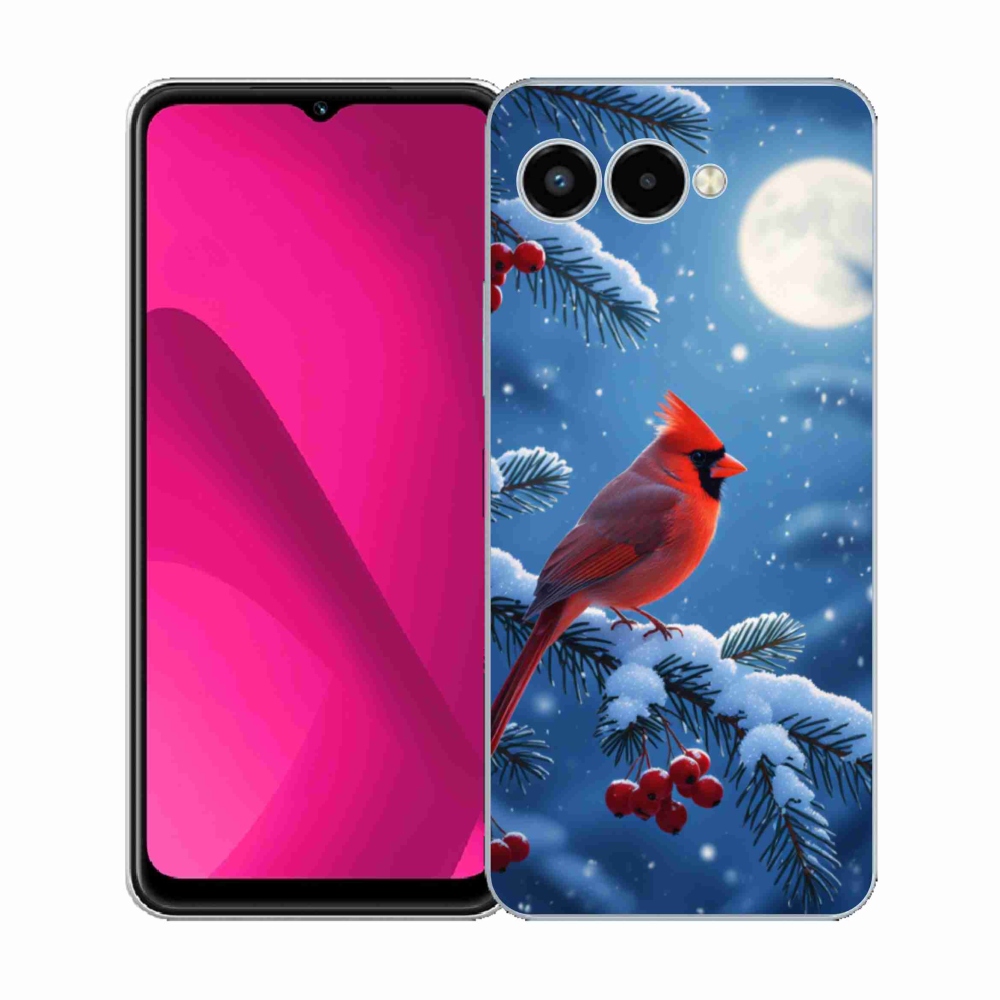 Zselés borító mmCase a T phone 3 készülékhez - kardinálpiros színű