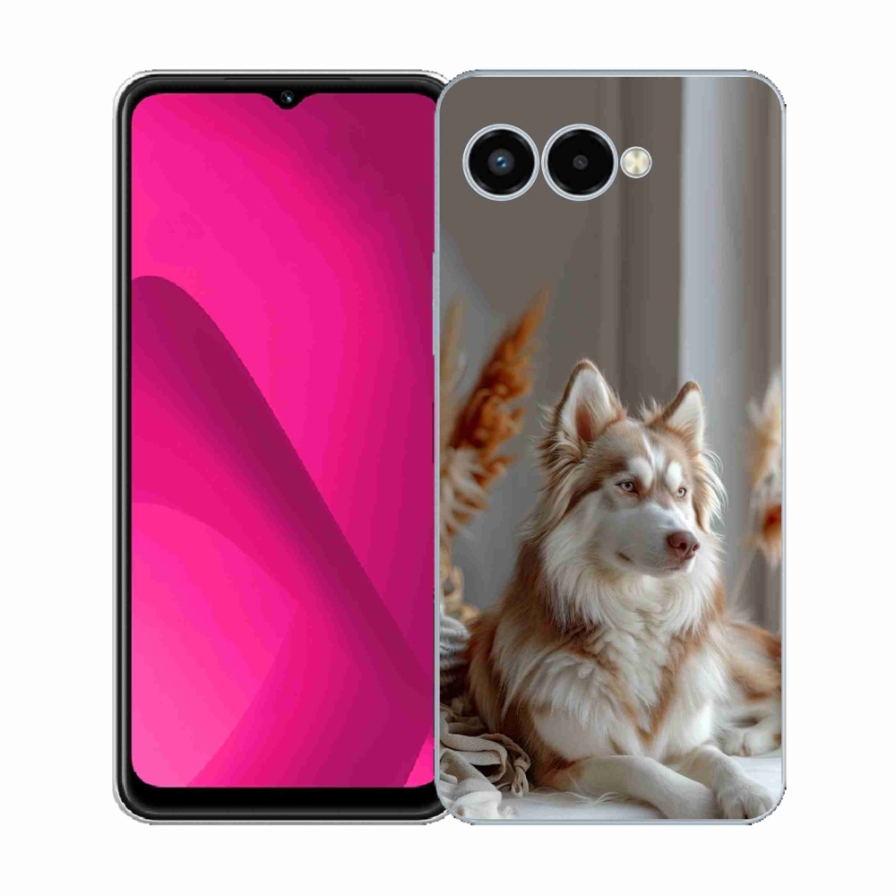 Gél borító mmCase a T phone 3 - csendes szibériai husky