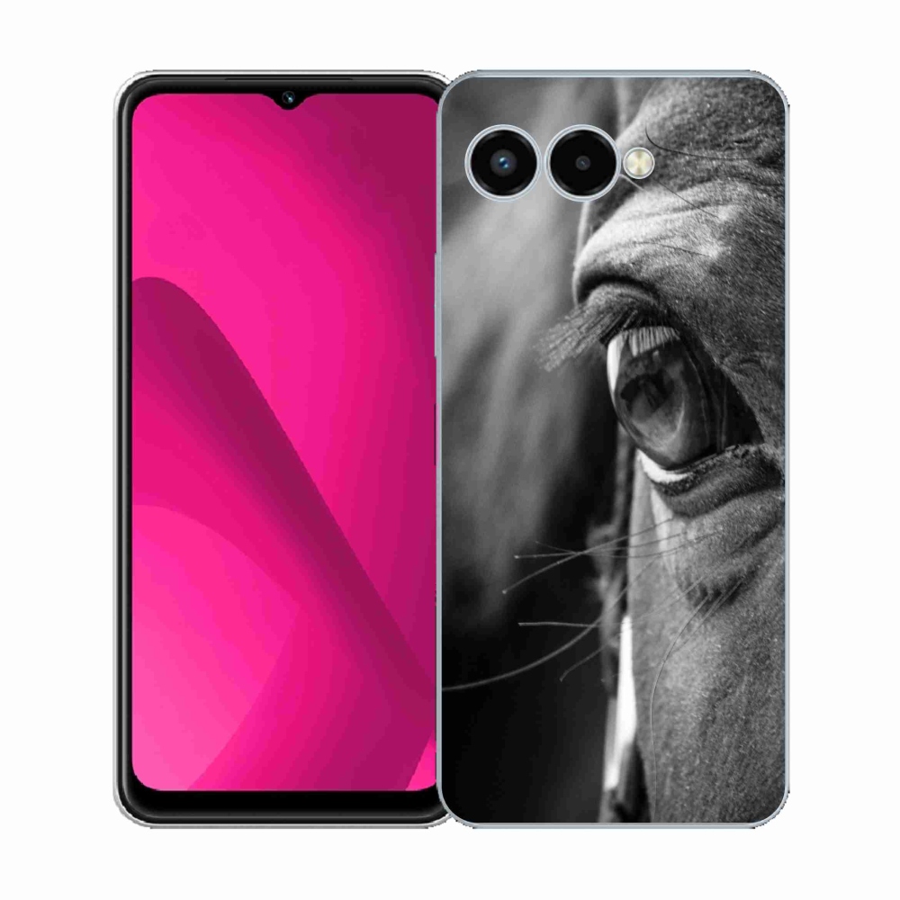 Zselés borítás mmCase a T phone 3-hoz - ló nézet