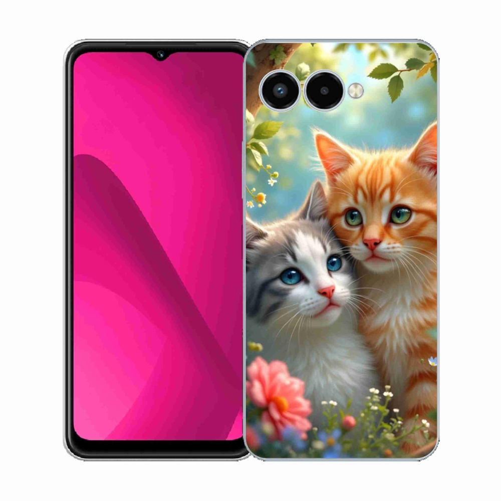 Gél borító mmCase a T phone 3 - cat love 2 - macska szeretet 2