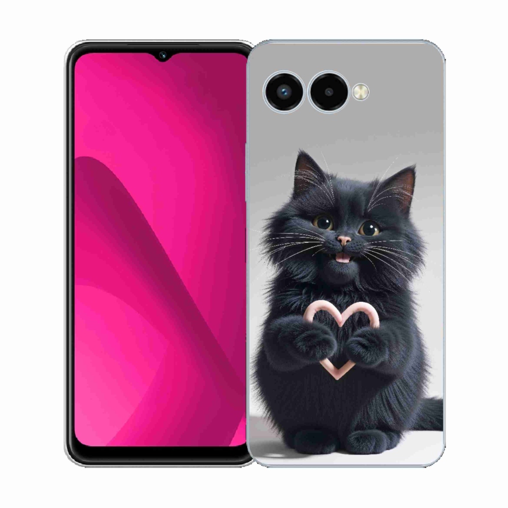 Gél borító mmCase a T phone 3 számára - cat love 3