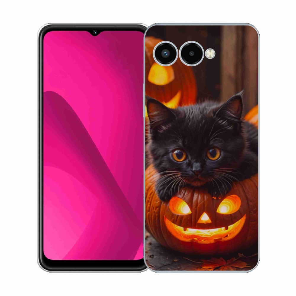 Gél borító mmCase a T phone 3 készülékhez - cica és tök