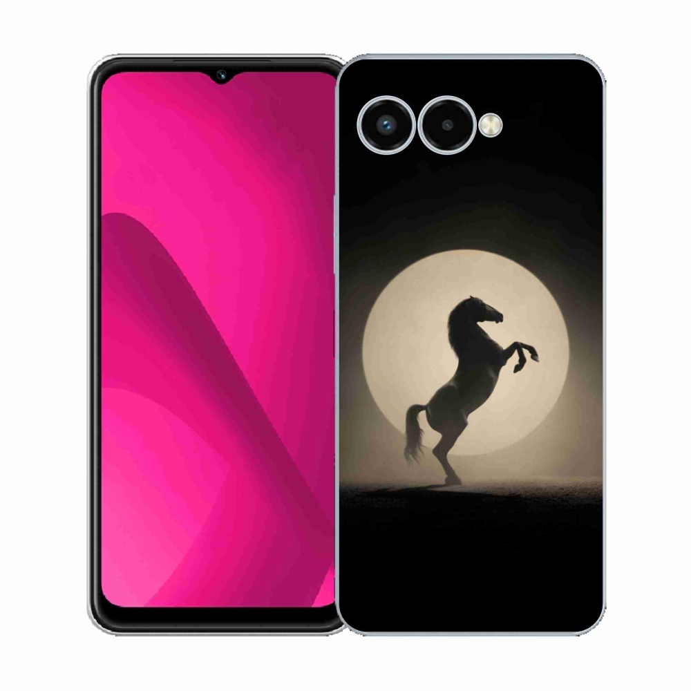 Gél borítás mmCase a T phone 3 - ló sziluettben