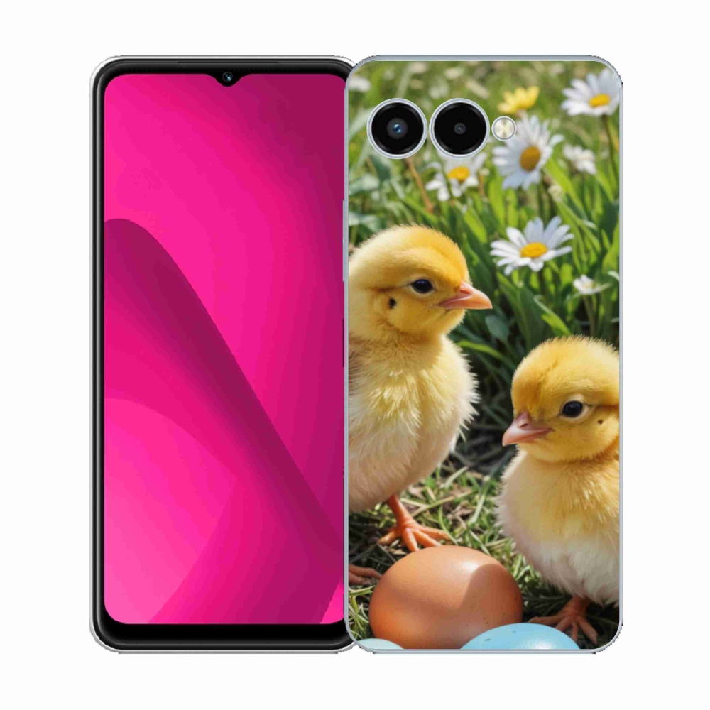 Zselés borító mmCase a T phone 3 - csibékhez