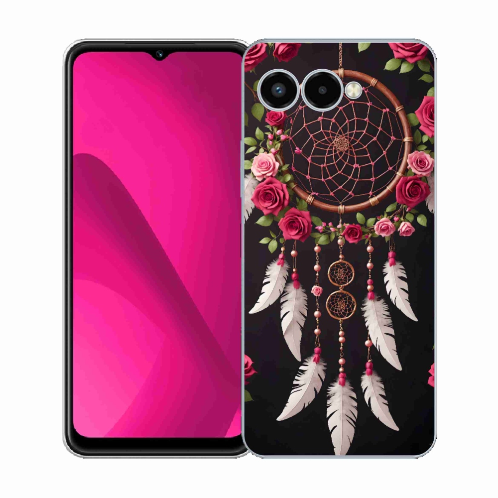 Gél borító mmCase a T phone 3 számára - álomfogó rózsákkal