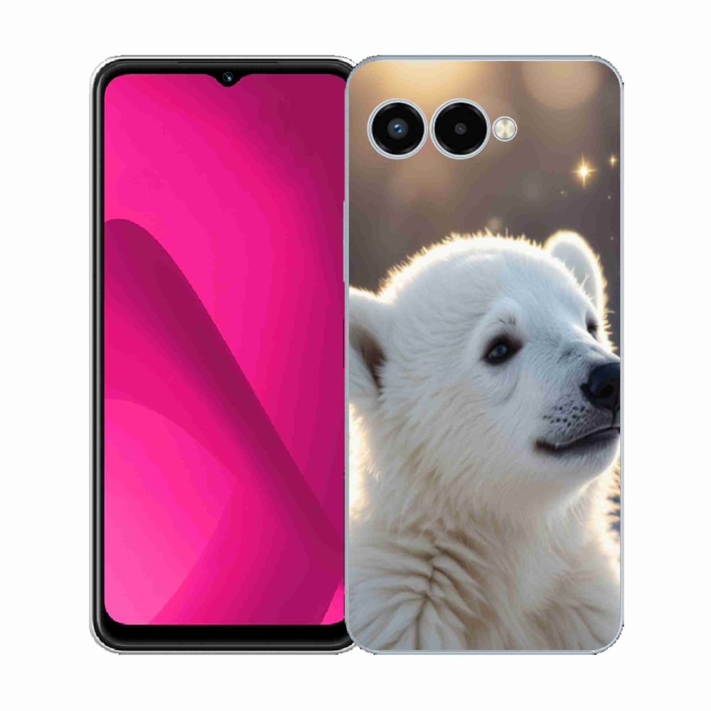 Gél borító mmCase a T phone 3 készülékhez - jegesmedve