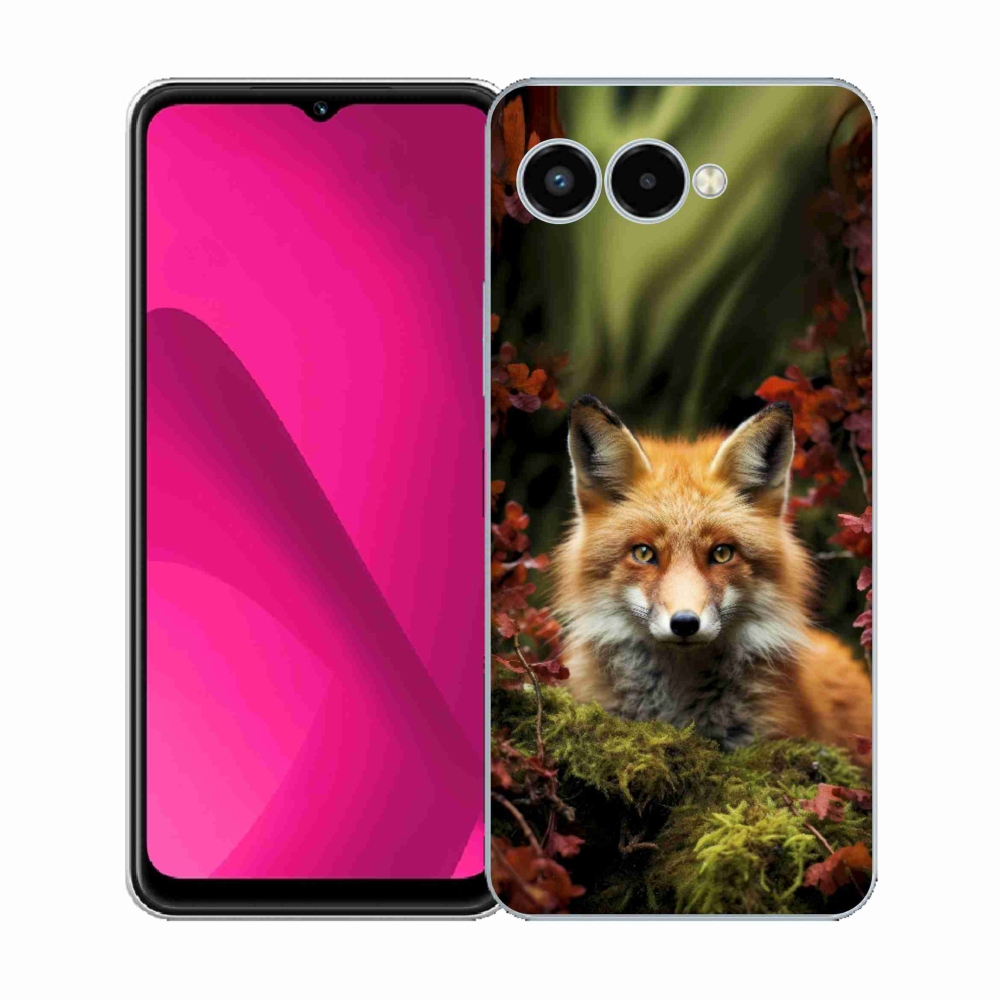 Zselés borító mmCase a T phone 3 - róka az erdőben