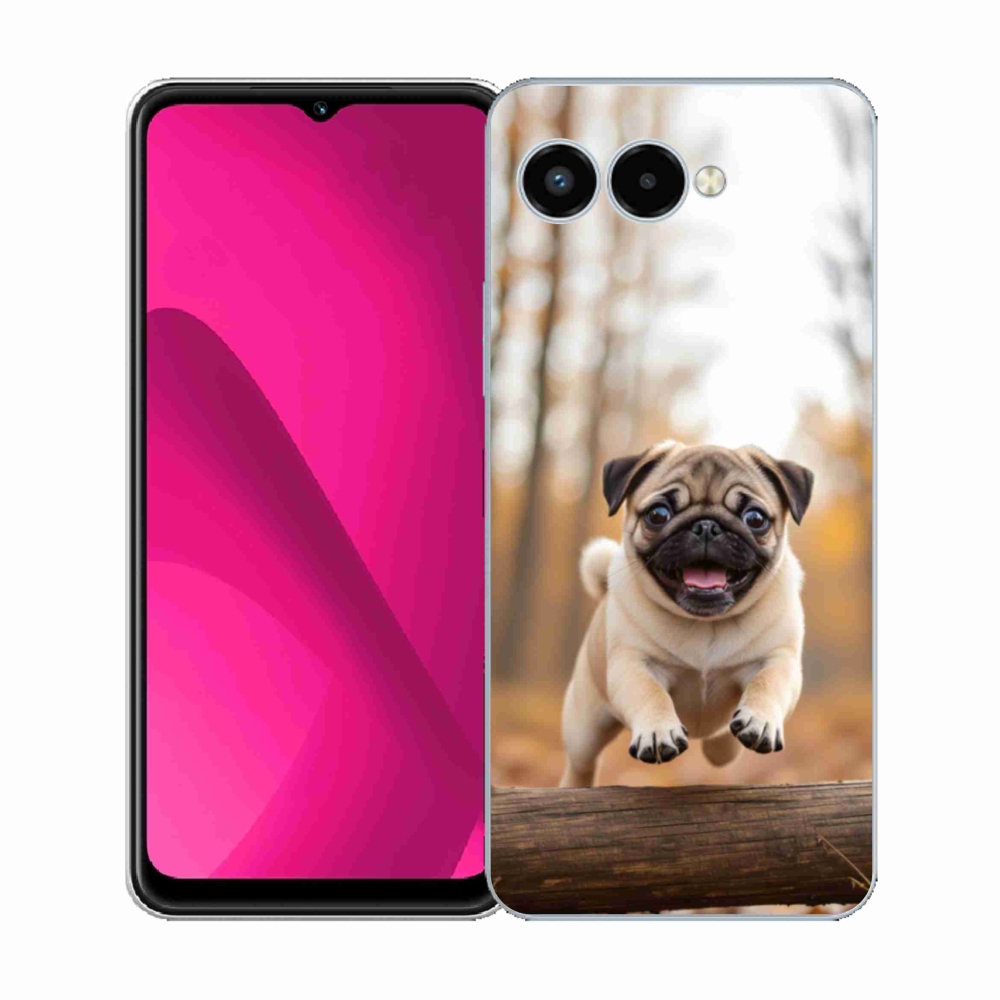 Zselés borító mmCase a T phone 3 - mopsz 2 számára