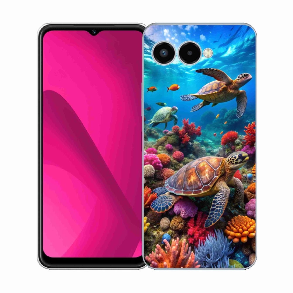 Zselés borítás mmCase a T phone 3 készülékhez - Sea World 2