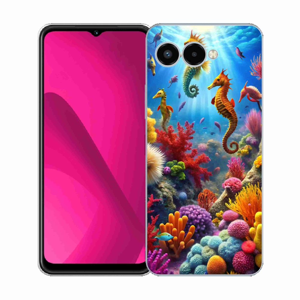 Zselés borítás mmCase a T phone 3 készülékhez - Sea World 3