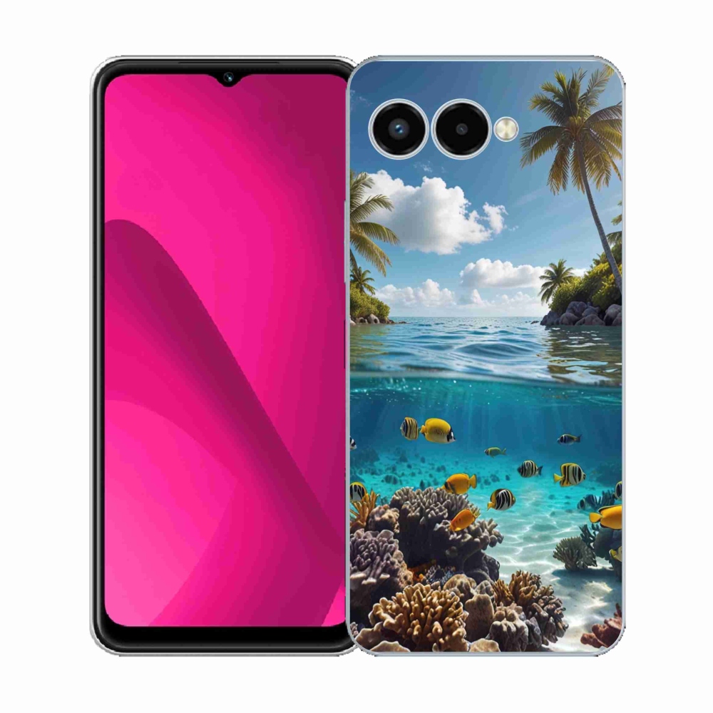 Zselés borító mmCase a T phone 3 - Sea World 4 telefonhoz
