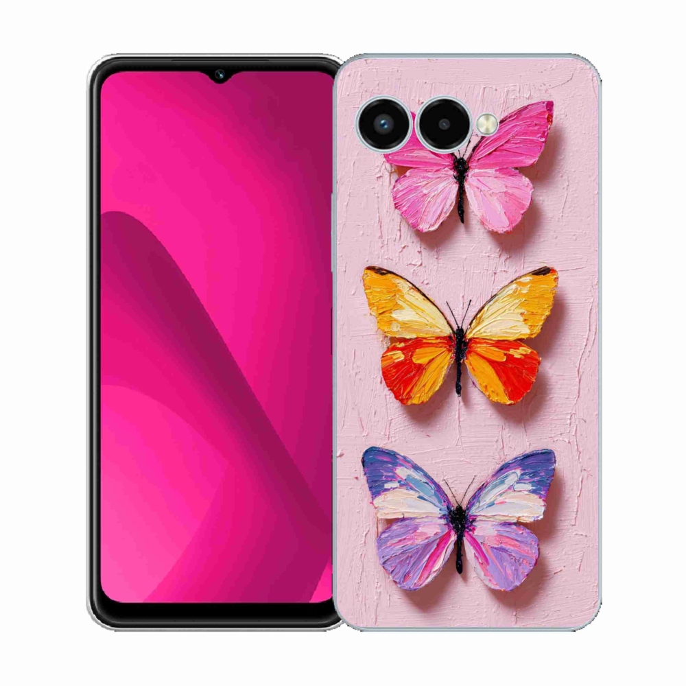 Gél borító mmCase a T phone 3 - pillangó szentháromsághoz