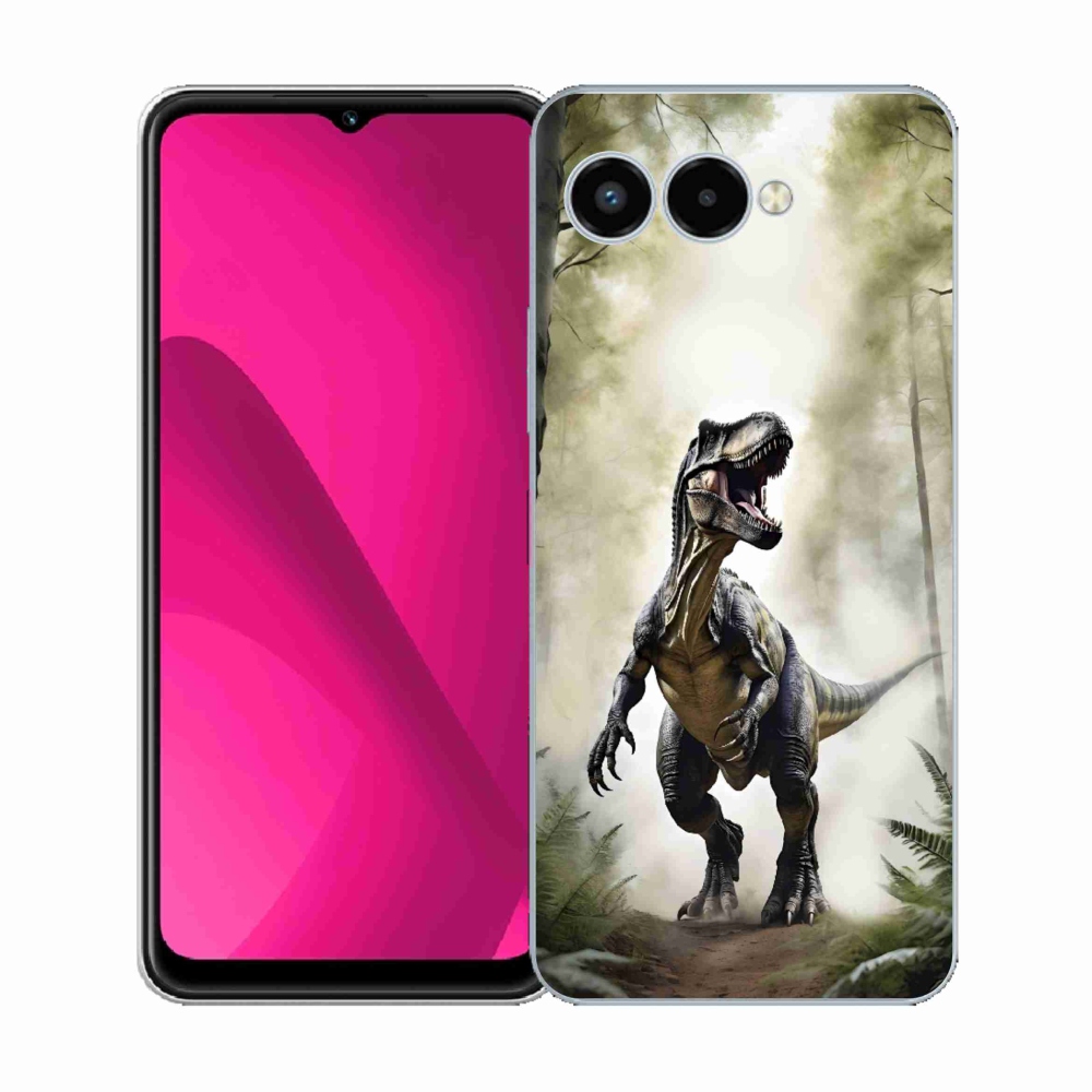 Gél borító mmCase a T phone 3 - dühös T-Rex számára