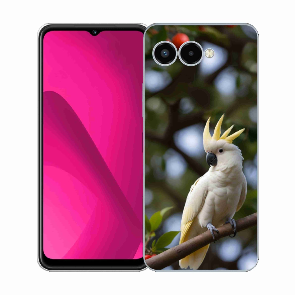 Zselés borító mmCase a T phone 3 - papagáj kakadu 3