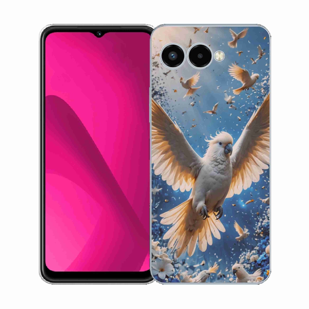 Gél borító mmCase a T phone 3 készülékhez - papagáj kakadu