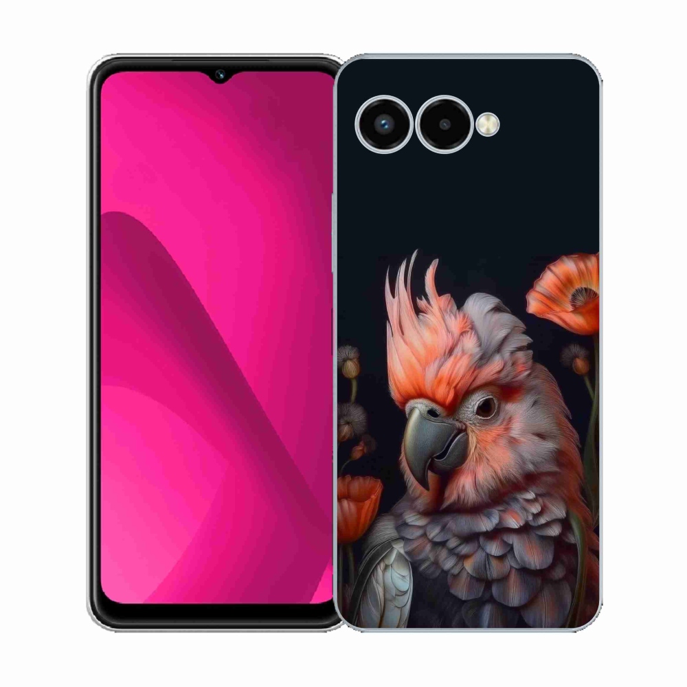 Gél borító mmCase a T phone 3 - papagáj kakadu színekben