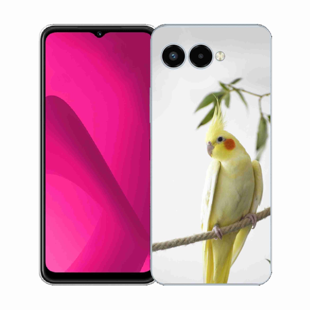 Zselés borítás mmCase a T phone 3 készülékhez - papagáj korallszín