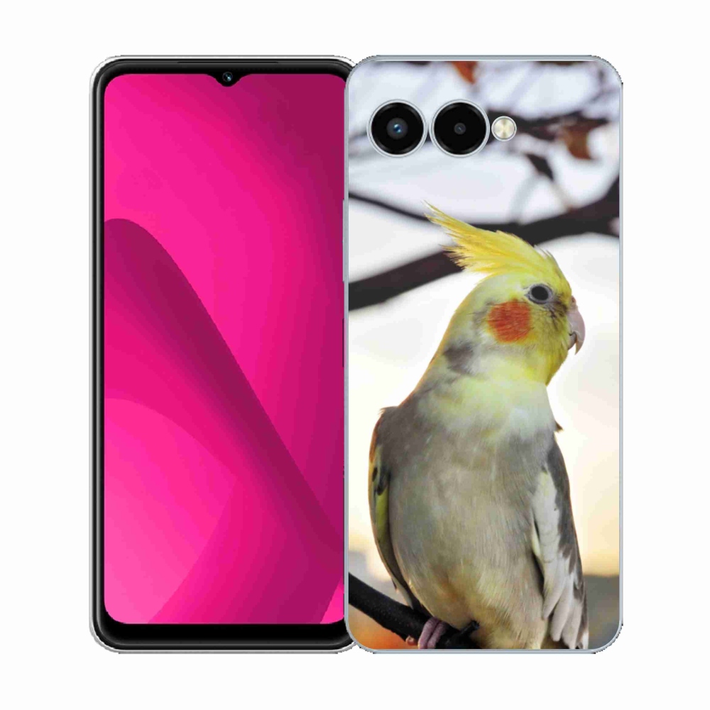 Gél borító mmCase a T phone 3 - papagáj korela számára