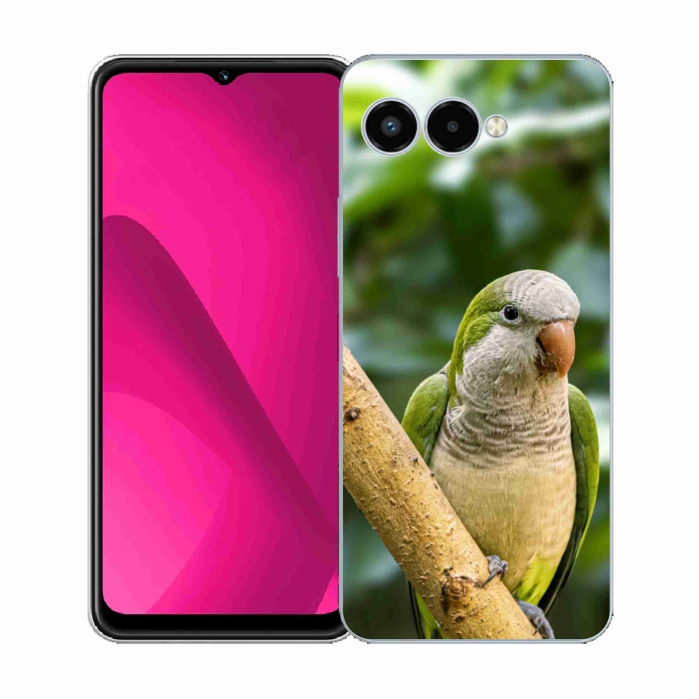 Gél borító mmCase a T phone 3 készülékhez - papagáj