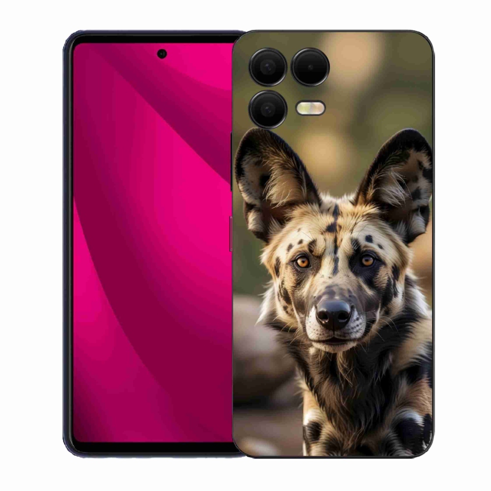 Gél borító mmCase a T phone 3 Pro készülékhez - Afrikai vadkutya