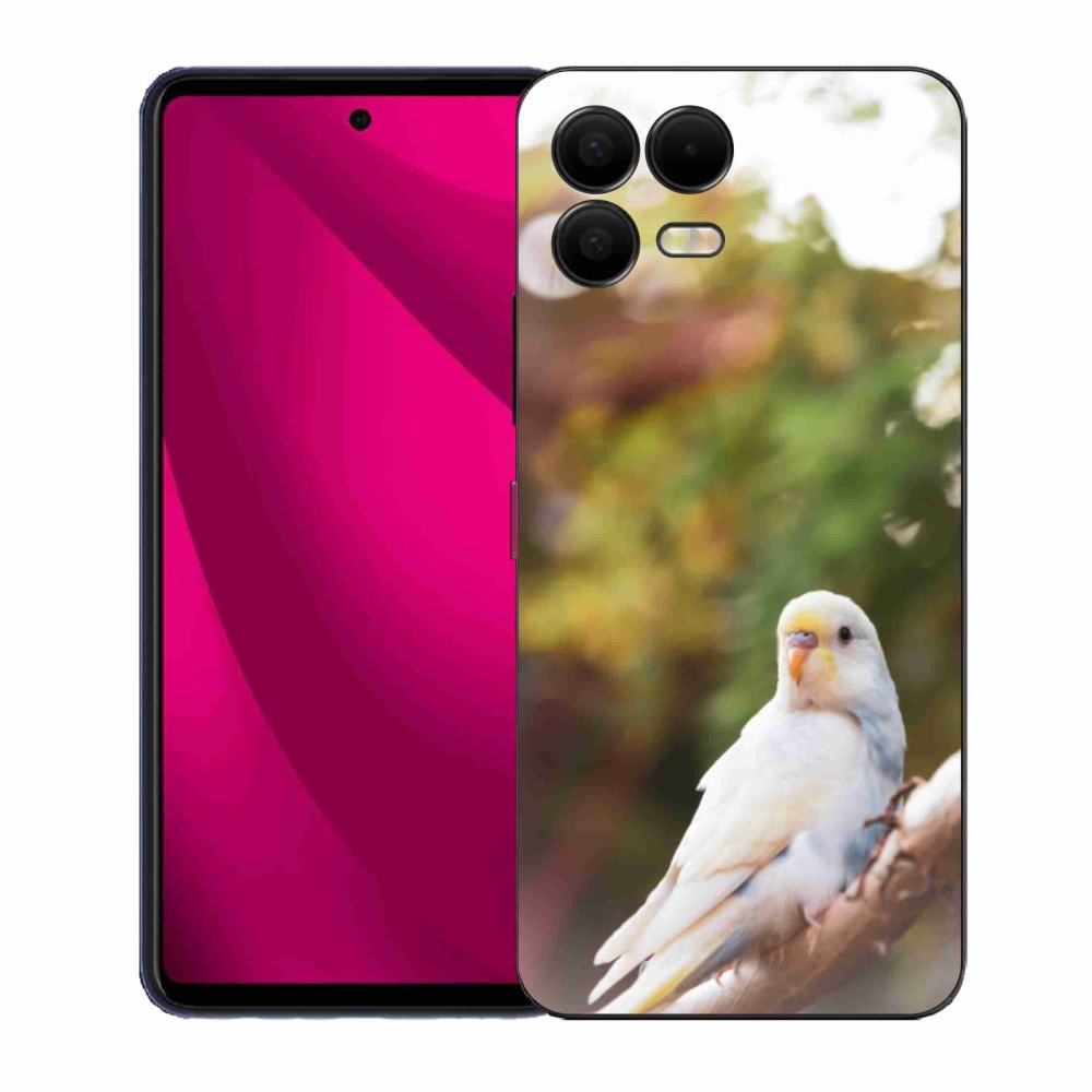 Zselés borítás mmCase a T phone 3 Pro készülékhez - andulka fehér