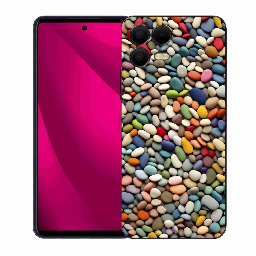 Gél borító mmCase a T phone 3 Pro-hoz - színes strasszkövek 2