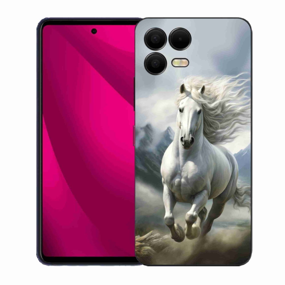 Gél borító mmCase a T phone 3 Pro - futó fehér ló 3