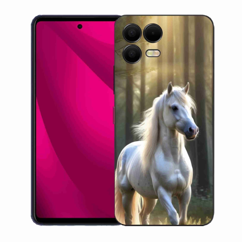 Gél borító mmCase a T phone 3 Pro készülékhez - fehér ló 3
