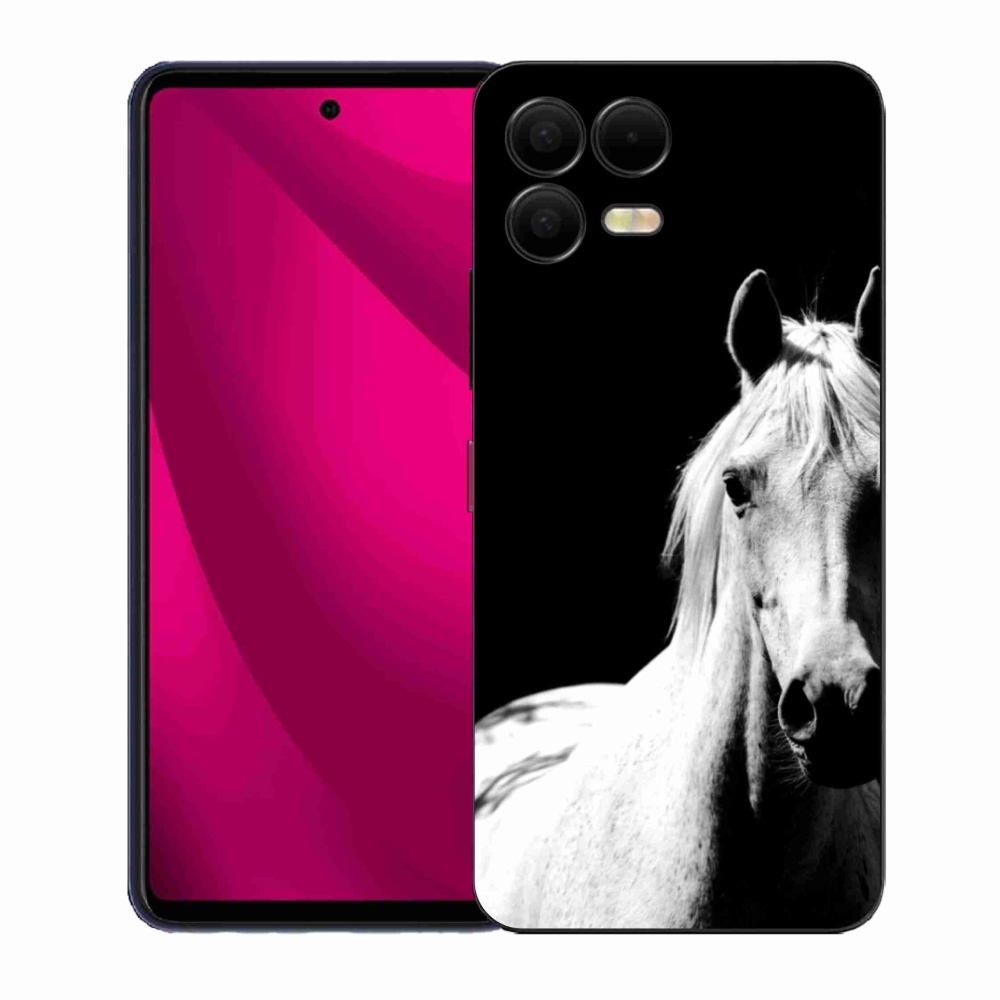 Gél borító mmCase a T phone 3 Pro készülékhez - fehér ló 5