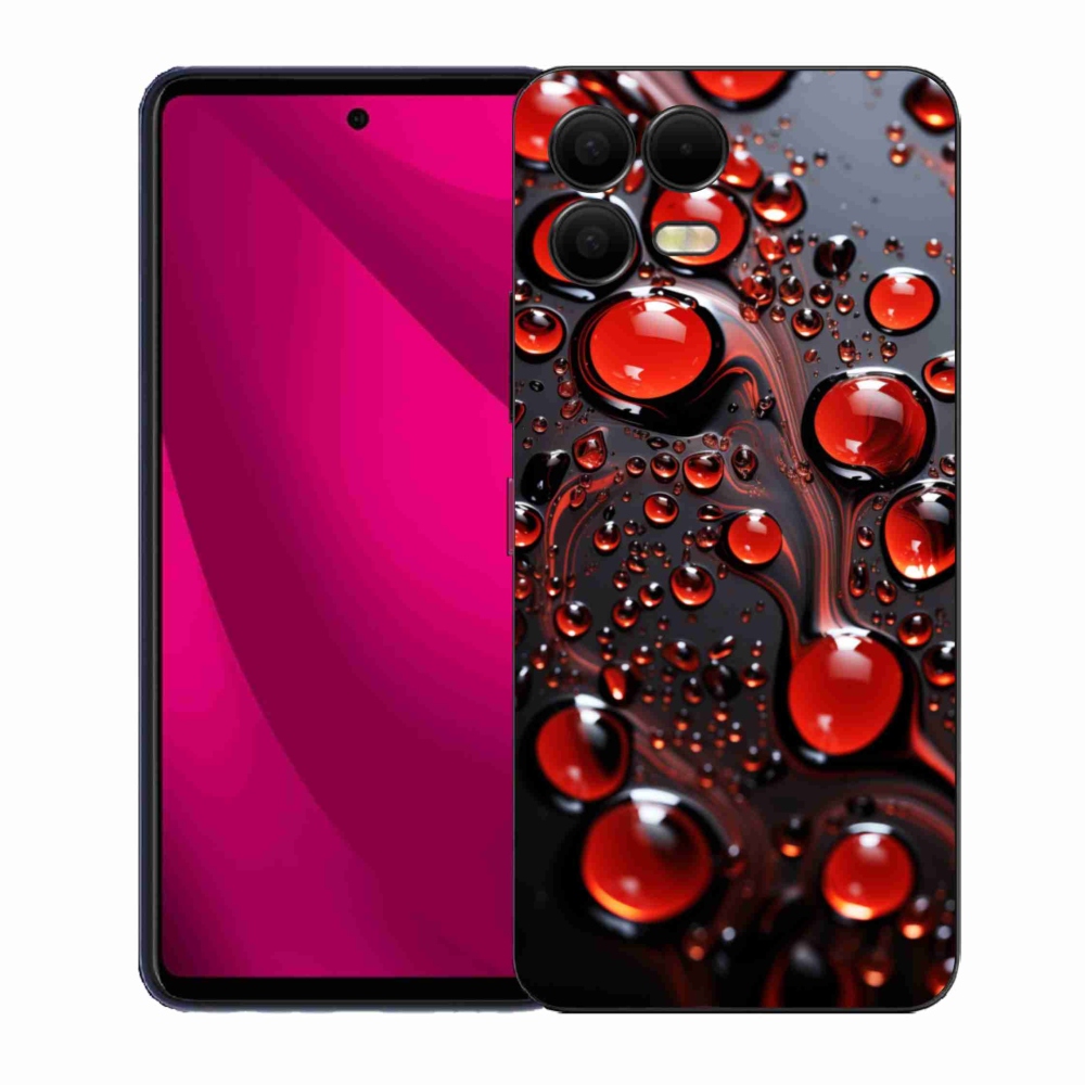 Zselés borítás mmCase a T phone 3 Pro készülékhez - piros csepp 2