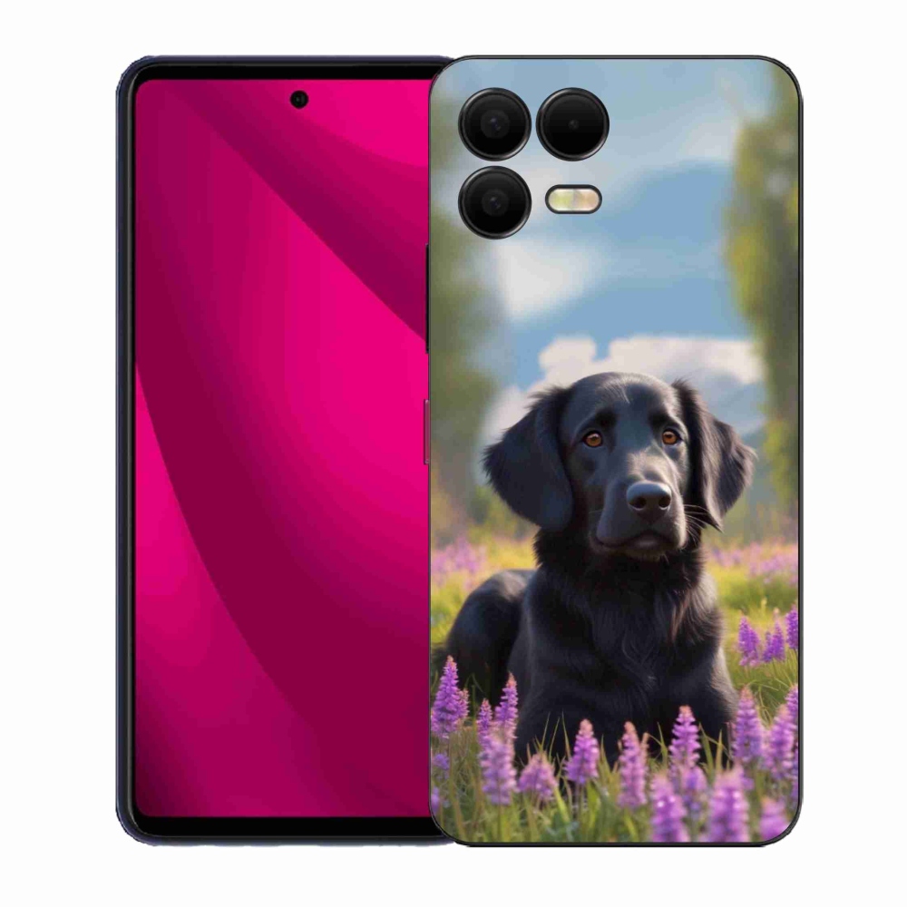 Gél borítás mmCase a T phone 3 Pro készülékhez - elegáns fekete retriever