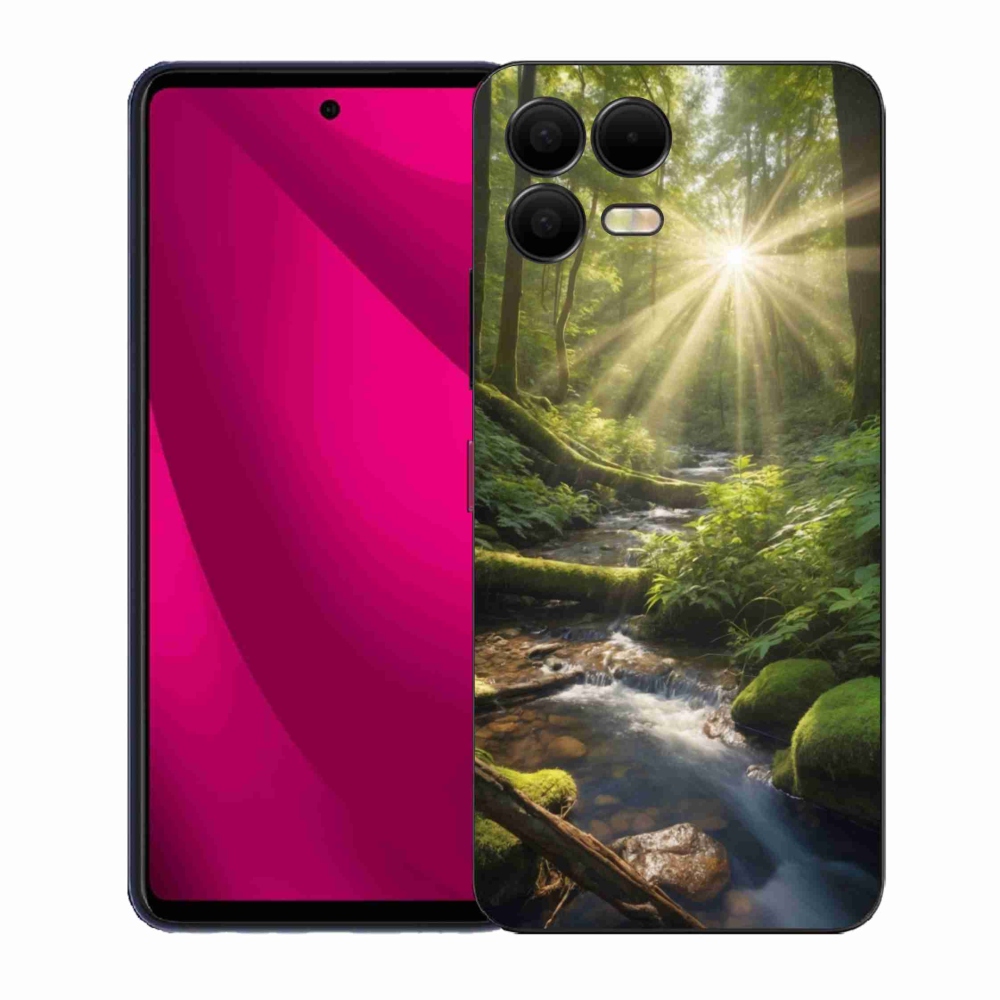 Zselés borítás mmCase a T phone 3 Pro-hoz - erdő mélysége