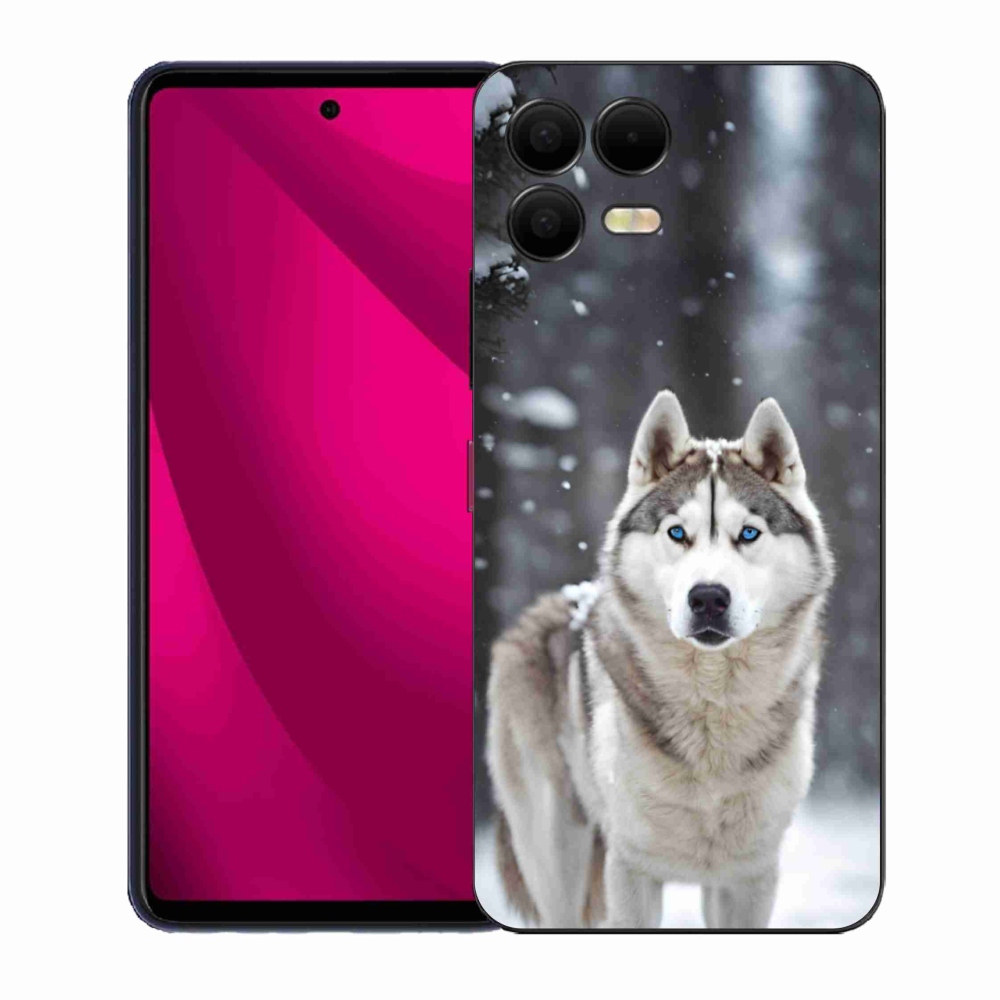 Gél borító mmCase a T phone 3 Pro - husky 2 számára