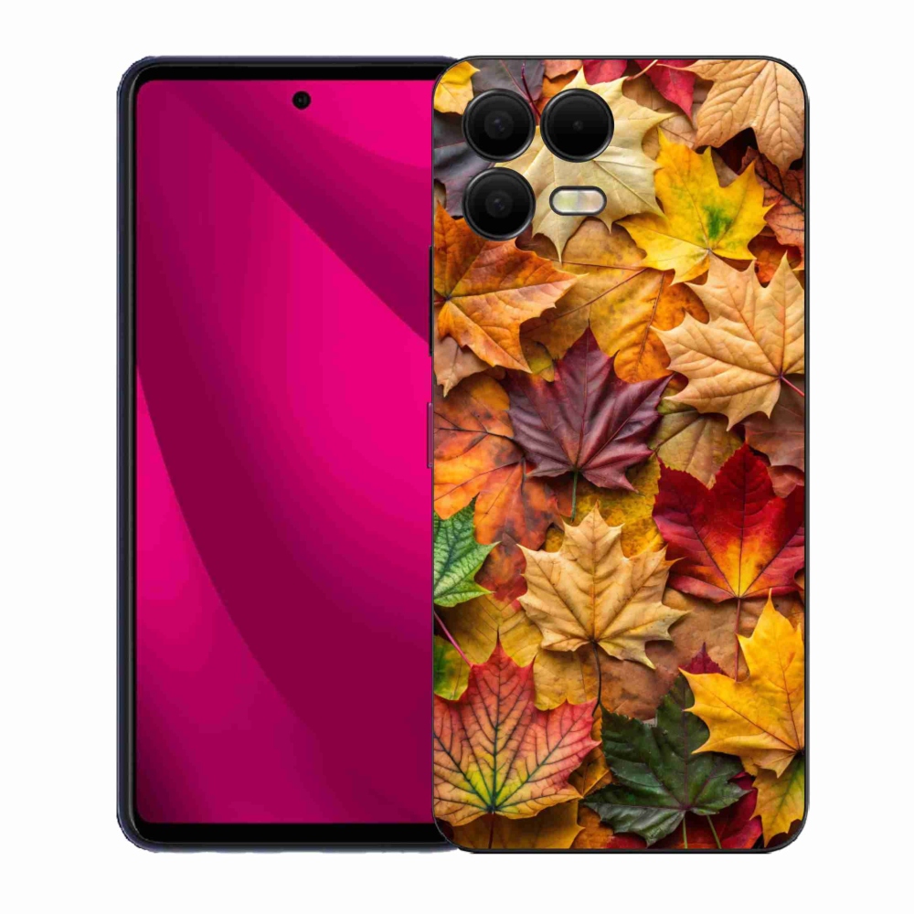 Gél borító mmCase a T phone 3 Pro készülékhez - juharlevelek 2