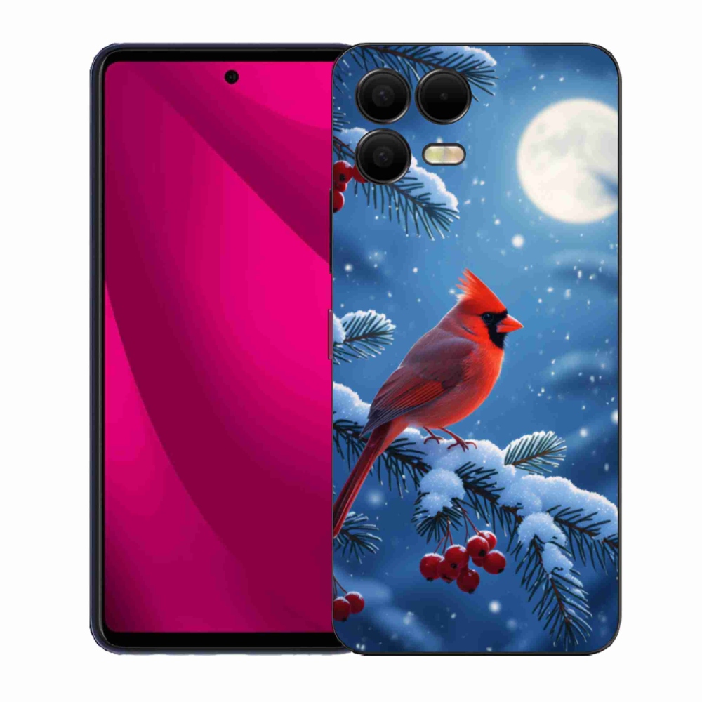Zselés borítás mmCase a T phone 3 Pro készülékhez - kardinálpiros színű