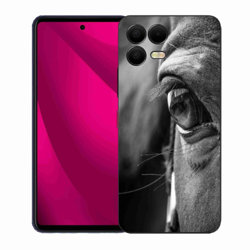 Zselés borítás mmCase a T phone 3 Pro készülékhez - ló nézet