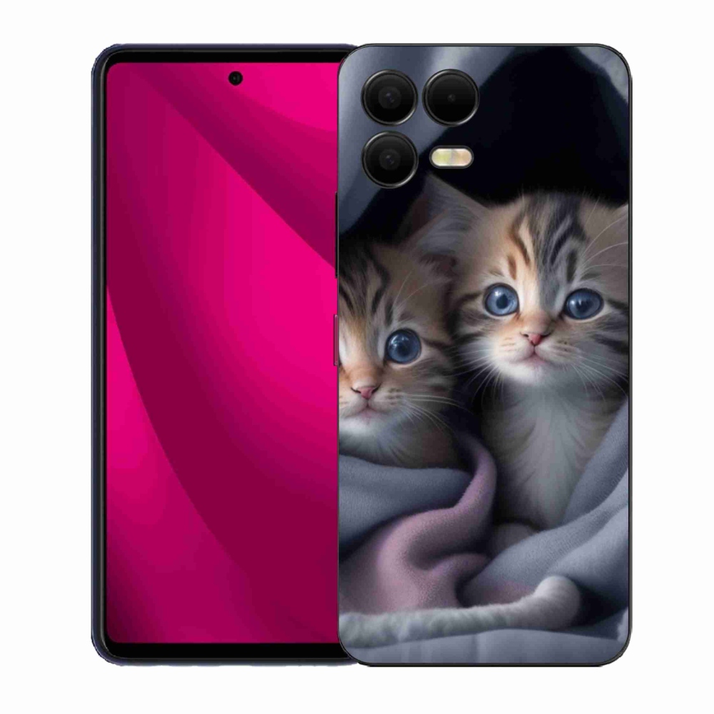 Zselés borítás mmCase a T phone 3 Pro - cat duo 2 számára