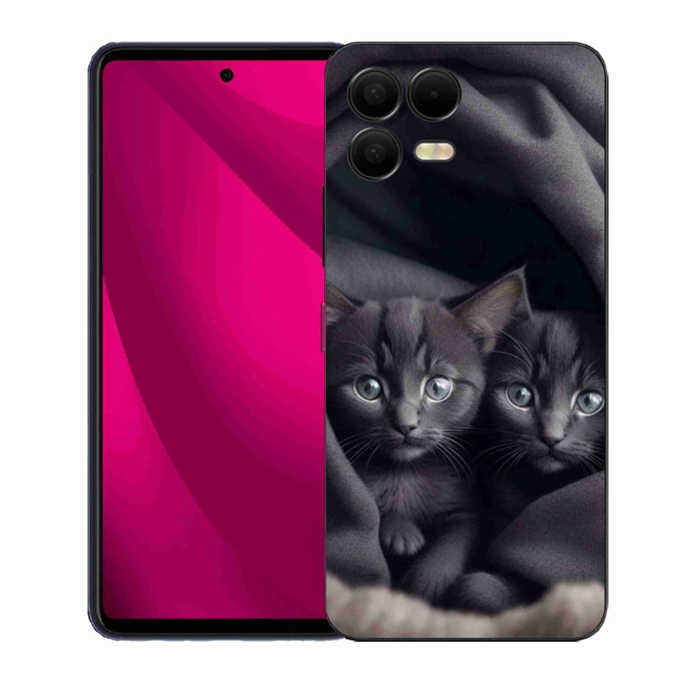 Zselés borítás mmCase a T phone 3 Pro készülékhez - cat duo