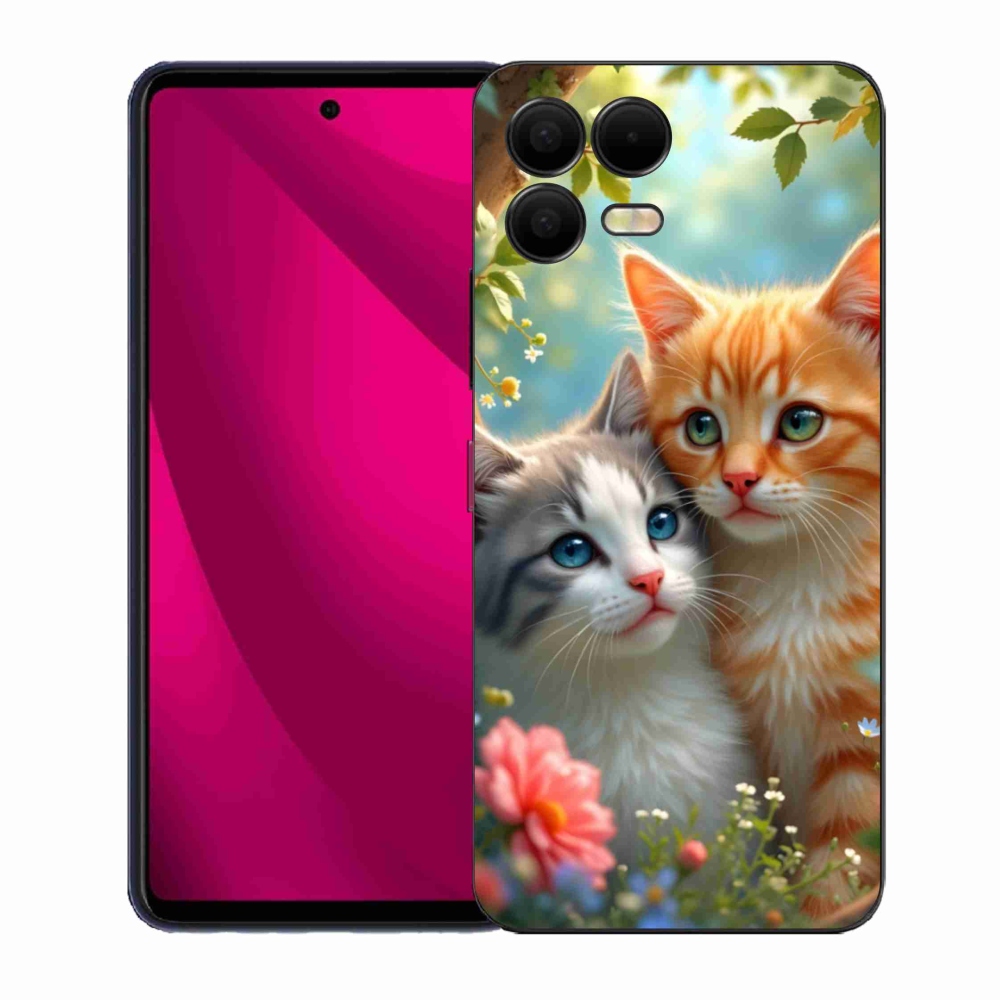 Gél borító mmCase a T phone 3 Pro készülékhez - cat love 2