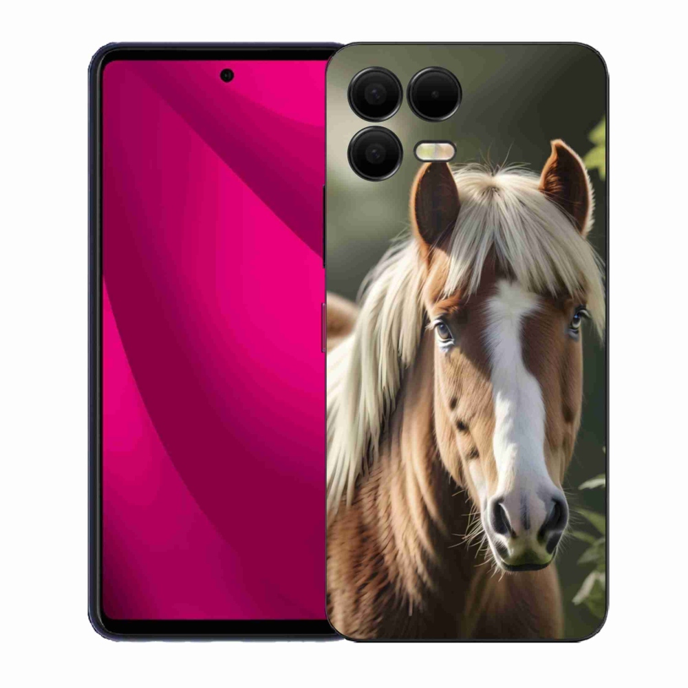 Gél borító mmCase a T phone 3 Pro készülékhez - ló könnyű sörénnyel