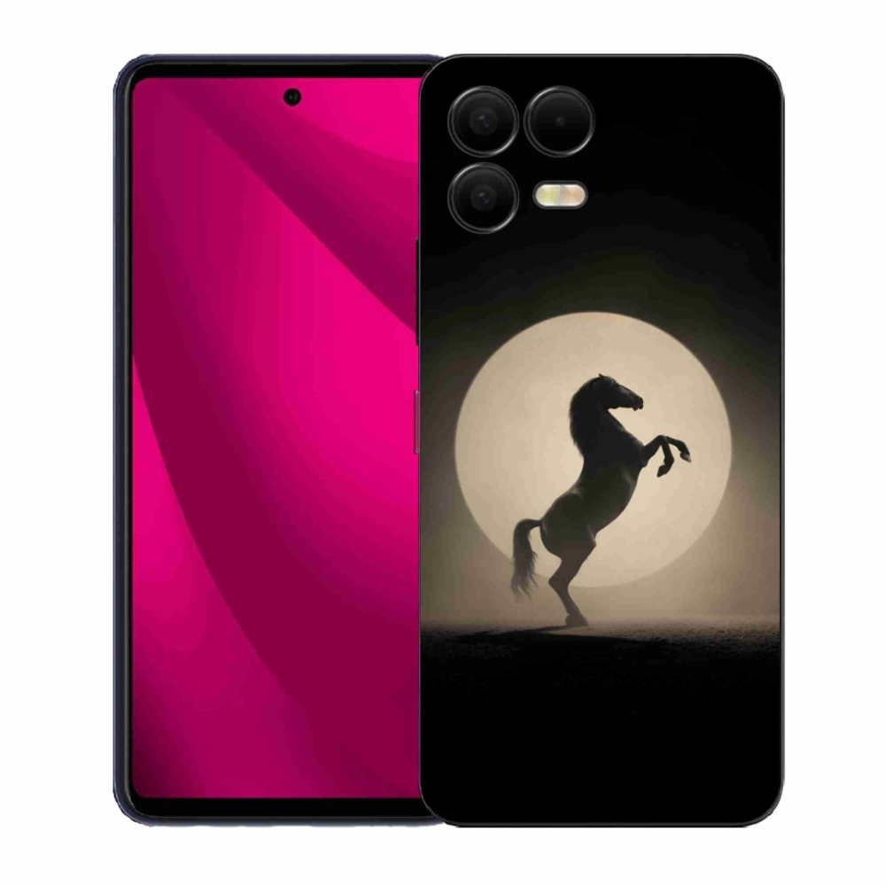 Zselés borító mmCase a T phone 3 Pro készülékhez - ló sziluettben