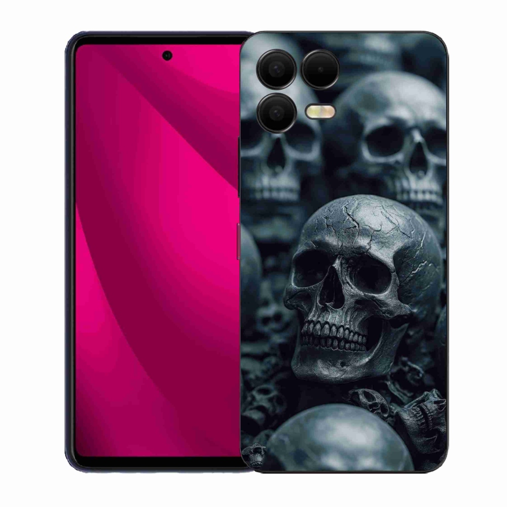 Zselés borítás mmCase a T phone 3 Pro készülékhez - koponya 2