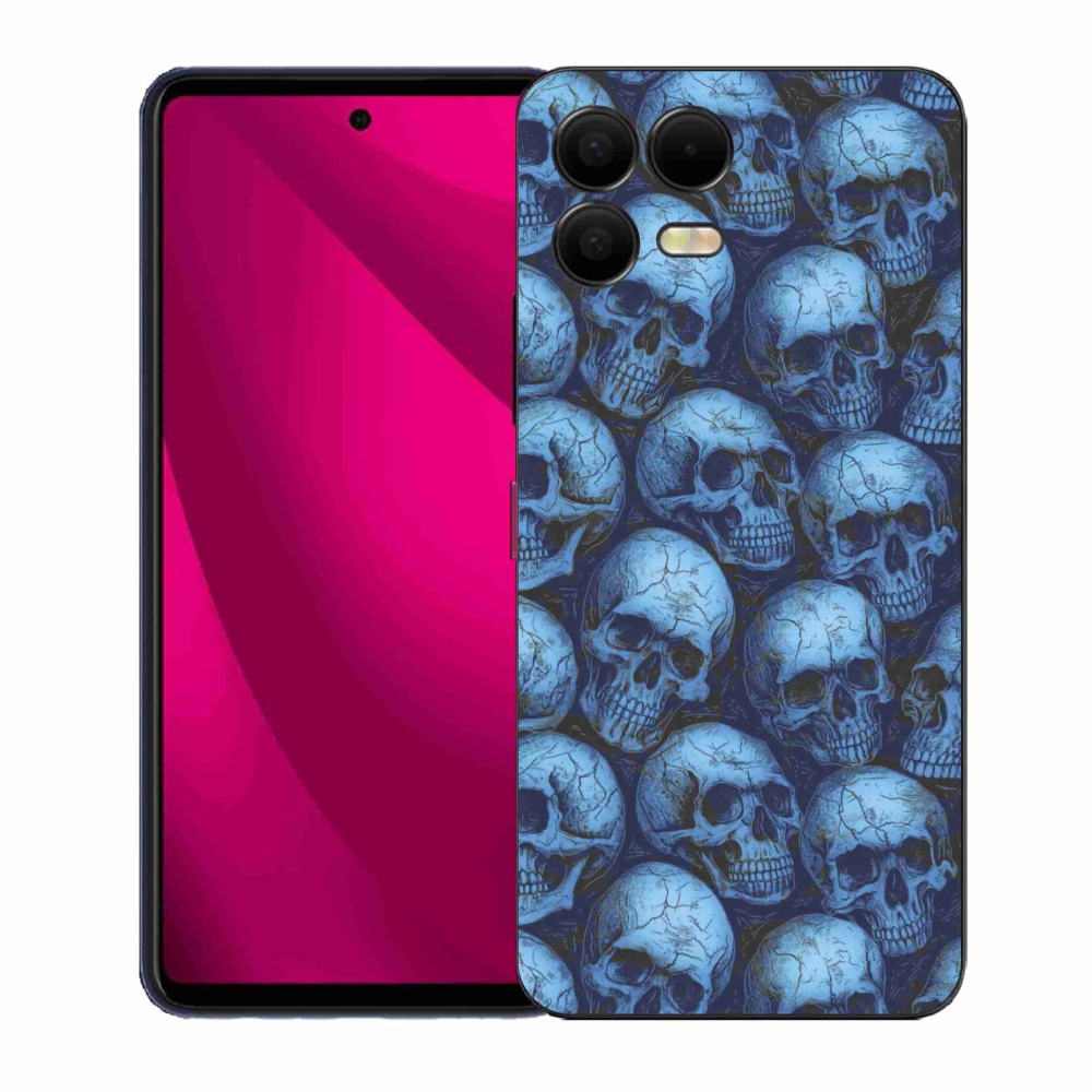 Zselés borítás mmCase a T phone 3 Pro készülékhez - koponyák